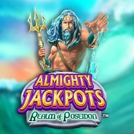 Almighty Jackpots – Realm of Poseidon logo by Novomatic Bol Casino
