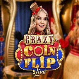 Crazy Coin Flip slot logo by Evolution at Bol CasinoCrazy Coin Flip