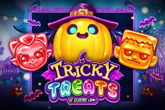 Tricky Treats online game logo by Push Gaming on bol-casino.eu
